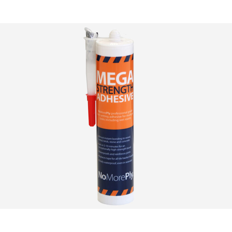 Photograph of NoMorePly Mega Strength Adhesive