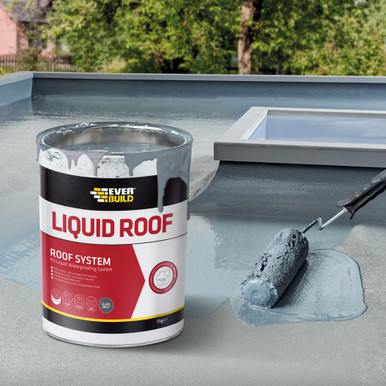 Further photograph of Everbuild Aquaseal Liquid Proof Slate Grey 7kg