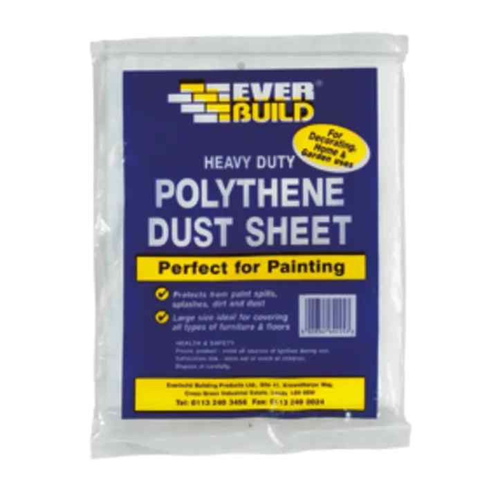 Photograph of Everbuild Polythene Dust Sheet 12' x 9'