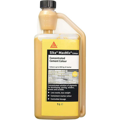 Sika MaxMix Concentrated Cement Yellow 1Ltr product image