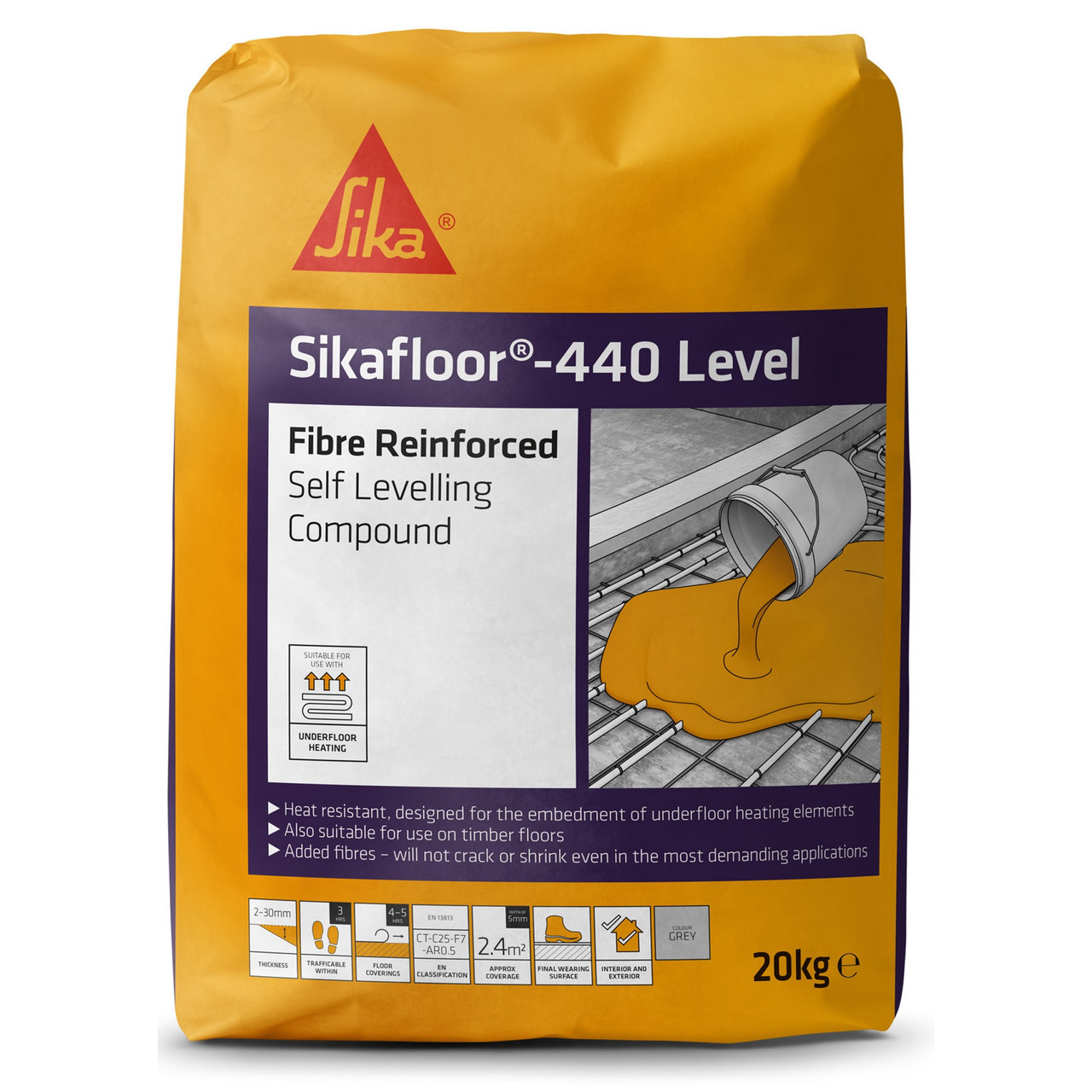 Photograph of Sika Sikafloor 440 Level Fibre Reinforced Compound 20kg