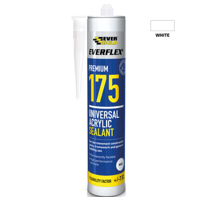 Everbuild 175 Universal Acrylic White 380ml product image