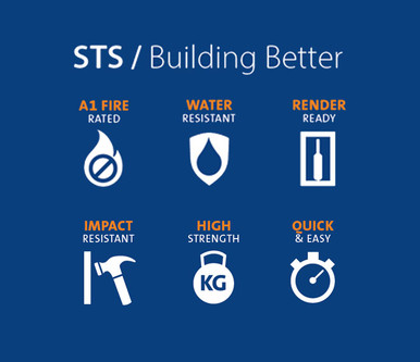 Further photograph of STS Construction Board 2400mm x 1200mm x 12mm