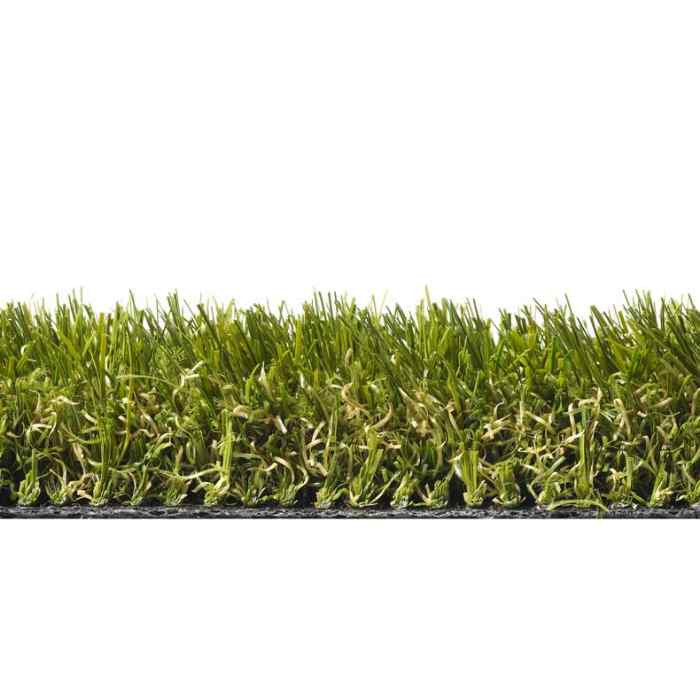 Photograph of Artificial Grass Turf Roll, Fashion 36mm, Light Green/Dark Green/Brown, 4 x 36m, 2570g