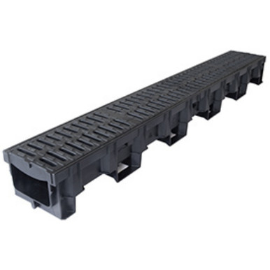 ACO HexDrain B 125 Channel With Composite Heelguard Gratings