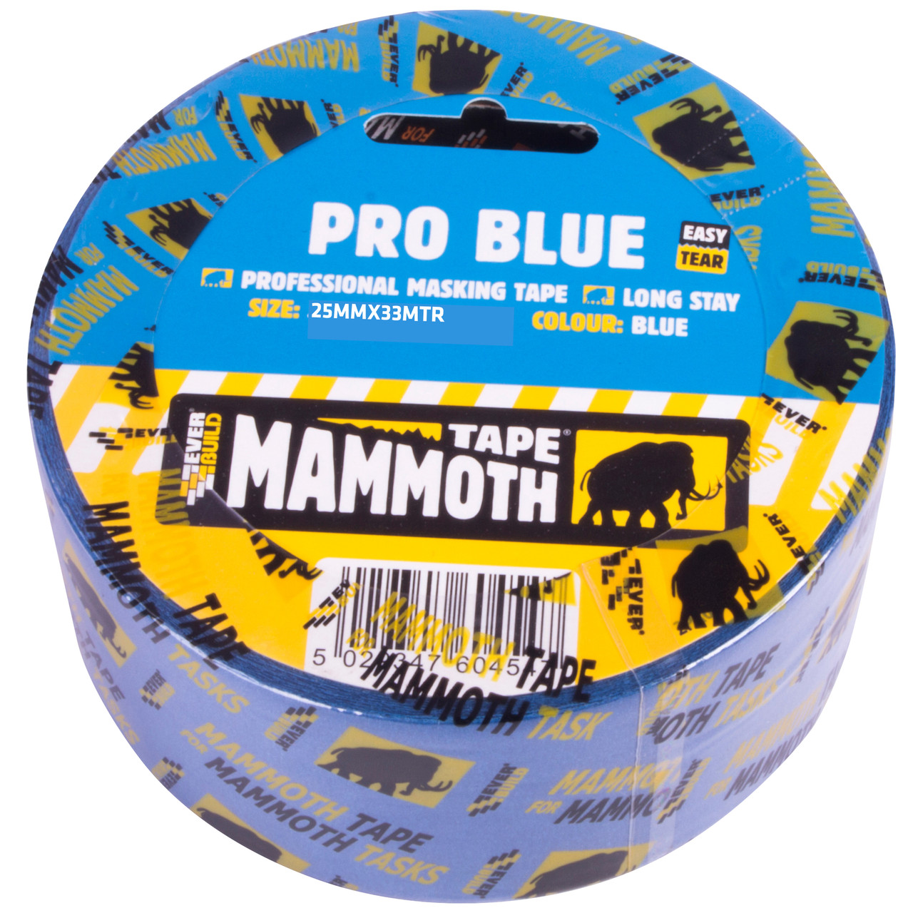 Photograph of Everbuild Pro Blue Masking Tape 25mm