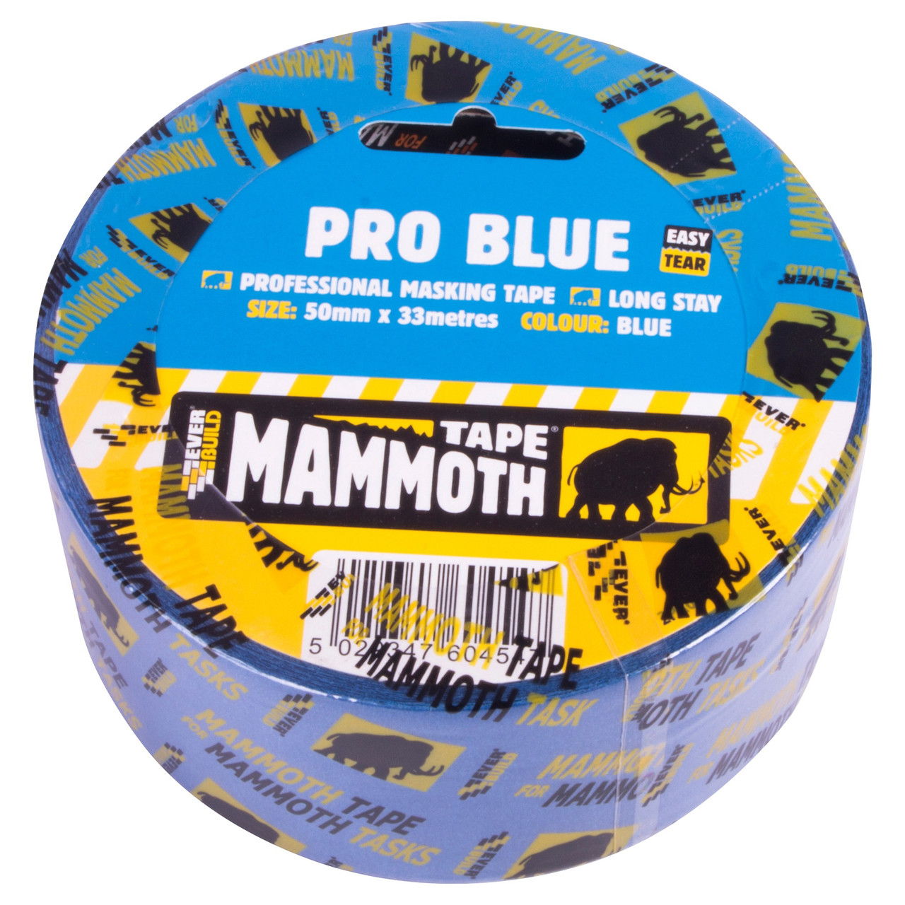 Photograph of Everbuild Pro Blue Masking Tape 50mm