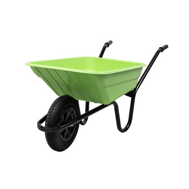 Walsall Shire 90L Lime Poly Pneumatic Wheelbarrow product image