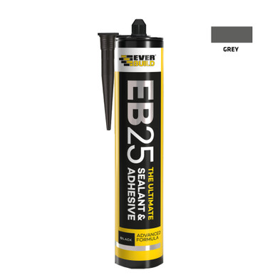 Everbuild EB25 Sealant & Adhesive Grey 300ml