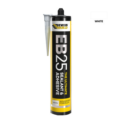 Everbuild EB25 Sealant & Adhesive White 300ml