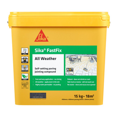 Everbuild FastFix All Weather Jointing Compound, Charcoal, 5 x 20mm, 15kg product image