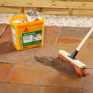 Further photograph of Sika FastFix All Weather Jointing Compound Deep Grey - 15kg