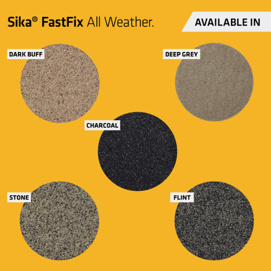 Further photograph of Sika FastFix All Weather Jointing Compound Dark Buff - 15kg