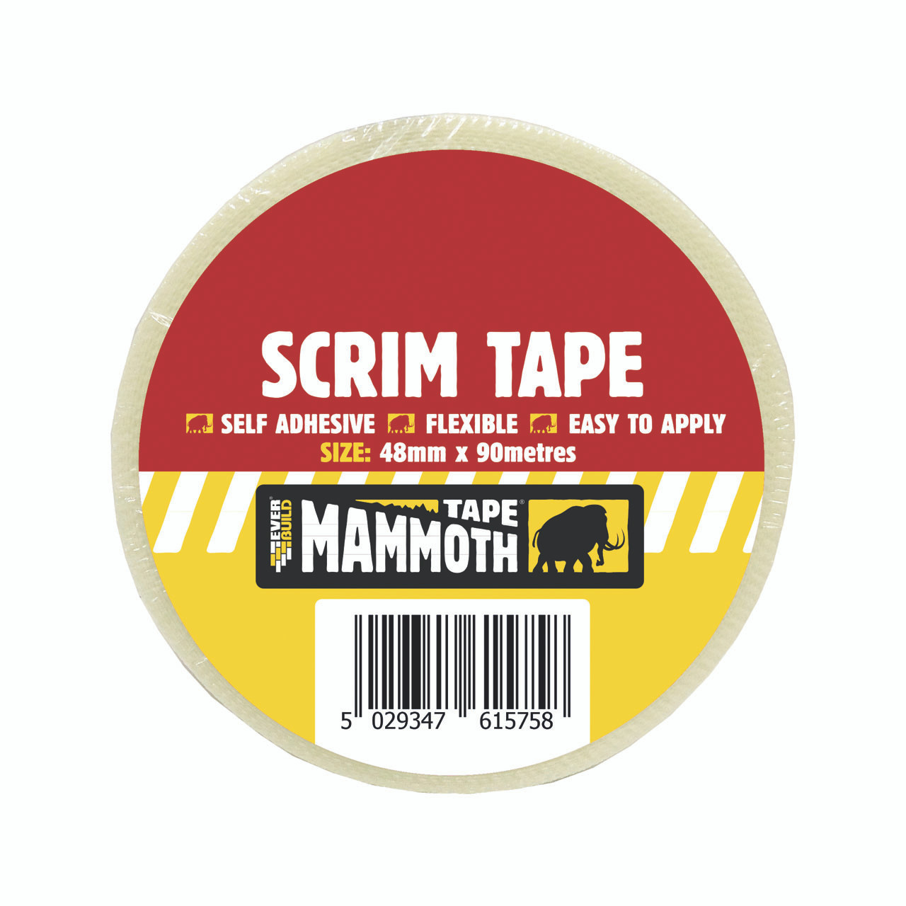 Photograph of Everbuild Mammoth Scrim Tape 48mm x 90m