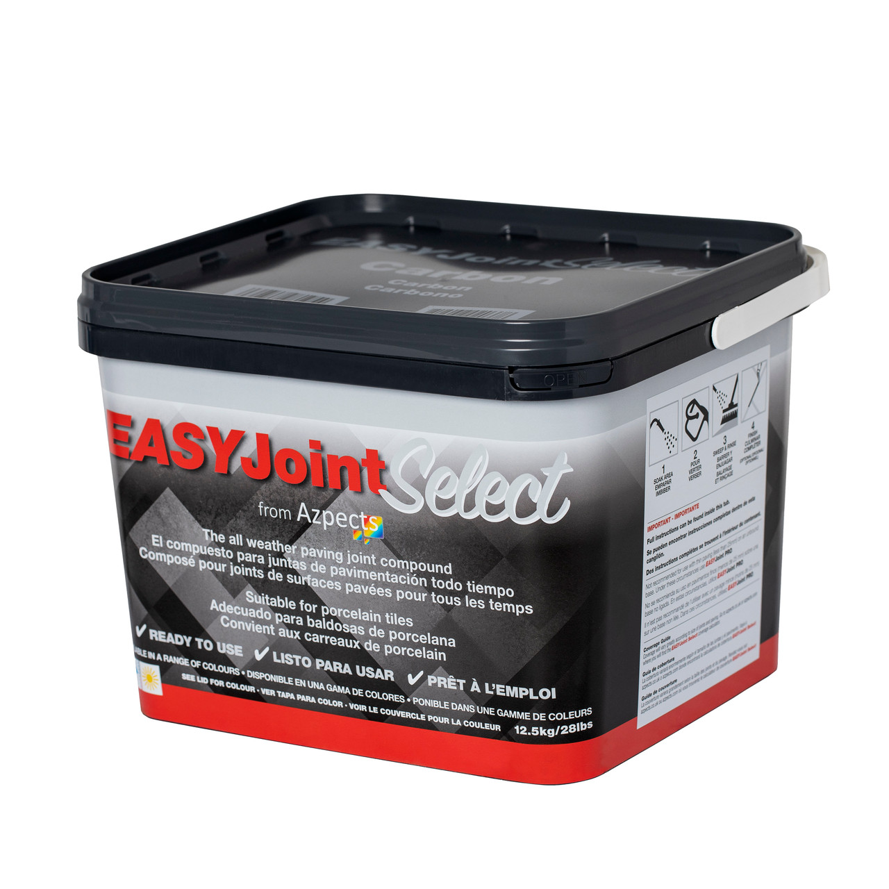Photograph of EASYJoint Select All Weather Jointing Compound Carbon - 12.5kg