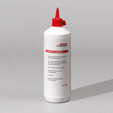 Further photograph of EGGER D3 Chipboard Flooring Adhesive 1Ltr