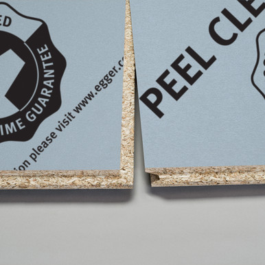 Further photograph of EGGER Peel Clean Xtra Chipboard Flooring 2400x600x18mm
