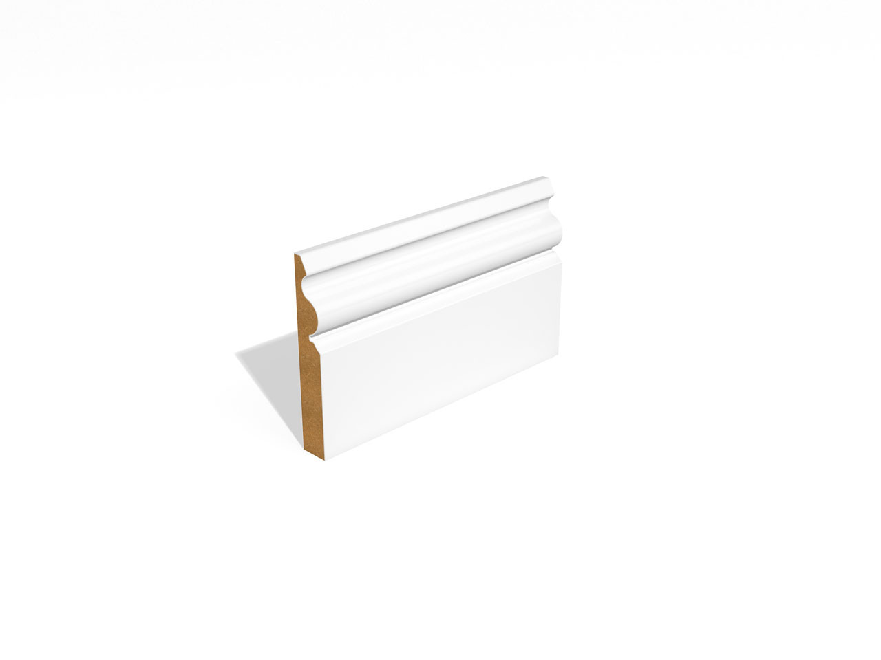 Photograph of Ogee MDF Skirting Primed 14.5 x 144 x 4200mm