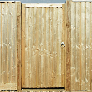 Country Feather Edge Pedestrian Side Gate 3' x 5'8" (90cm x 178cm)