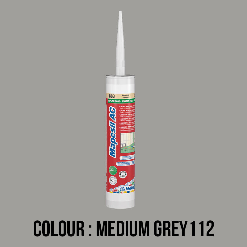 MAPEI SILICONE 112 GRIS MOYEN 310 ml