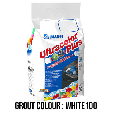 White Grout Mapei Ultracolour Plus 100 product image