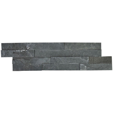 10x36cm Black Slate Split Face tile product image