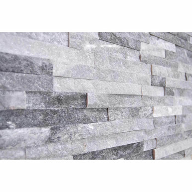 10x36cm Grey/White Mix Split Face tile
