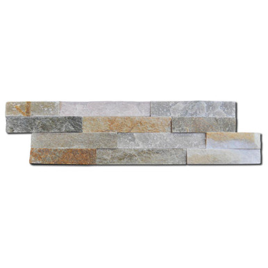 10x36cm Oyster Split Face Quartzite tile