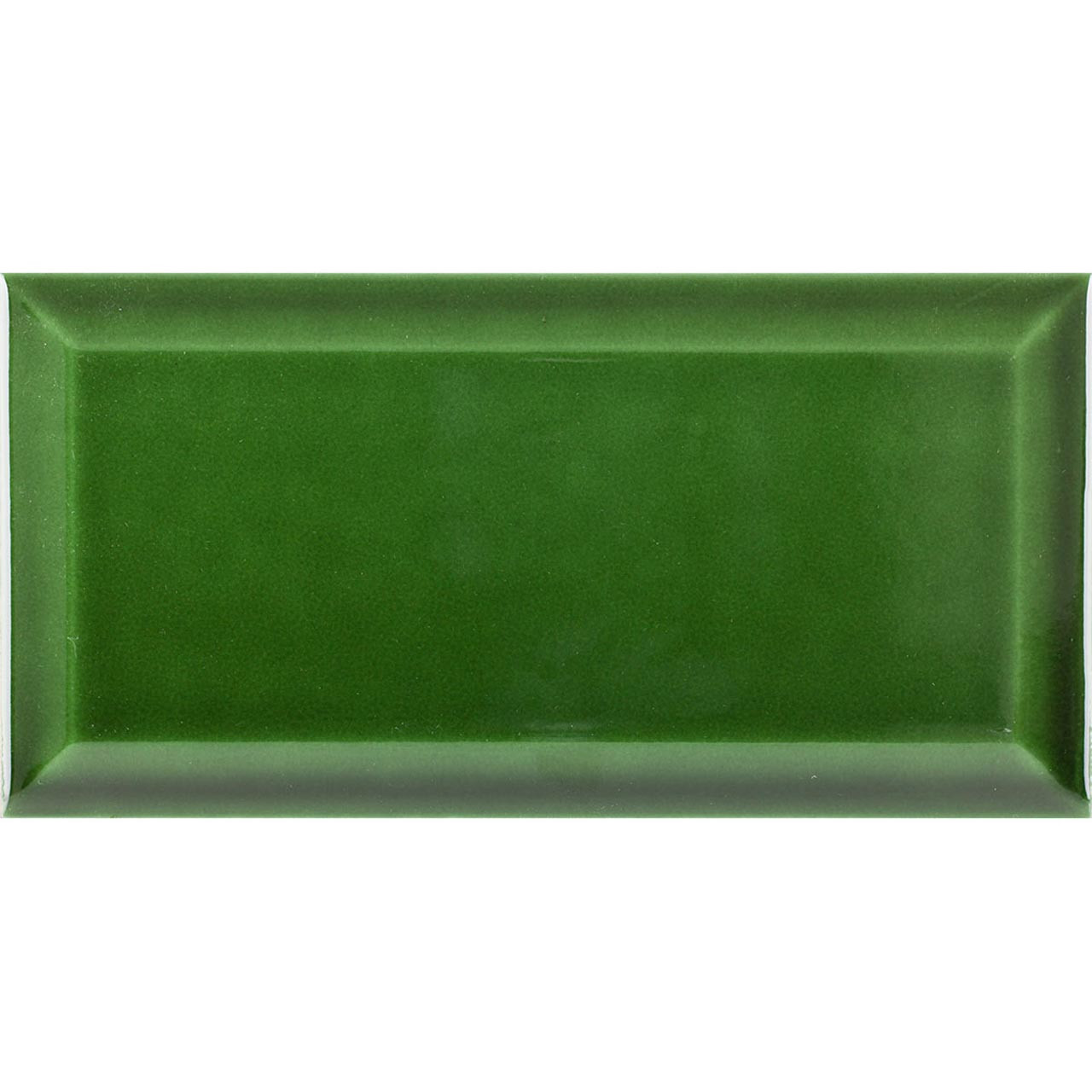 Photograph of 10x20cm Metro Victorian Green Bevelled Brick tile