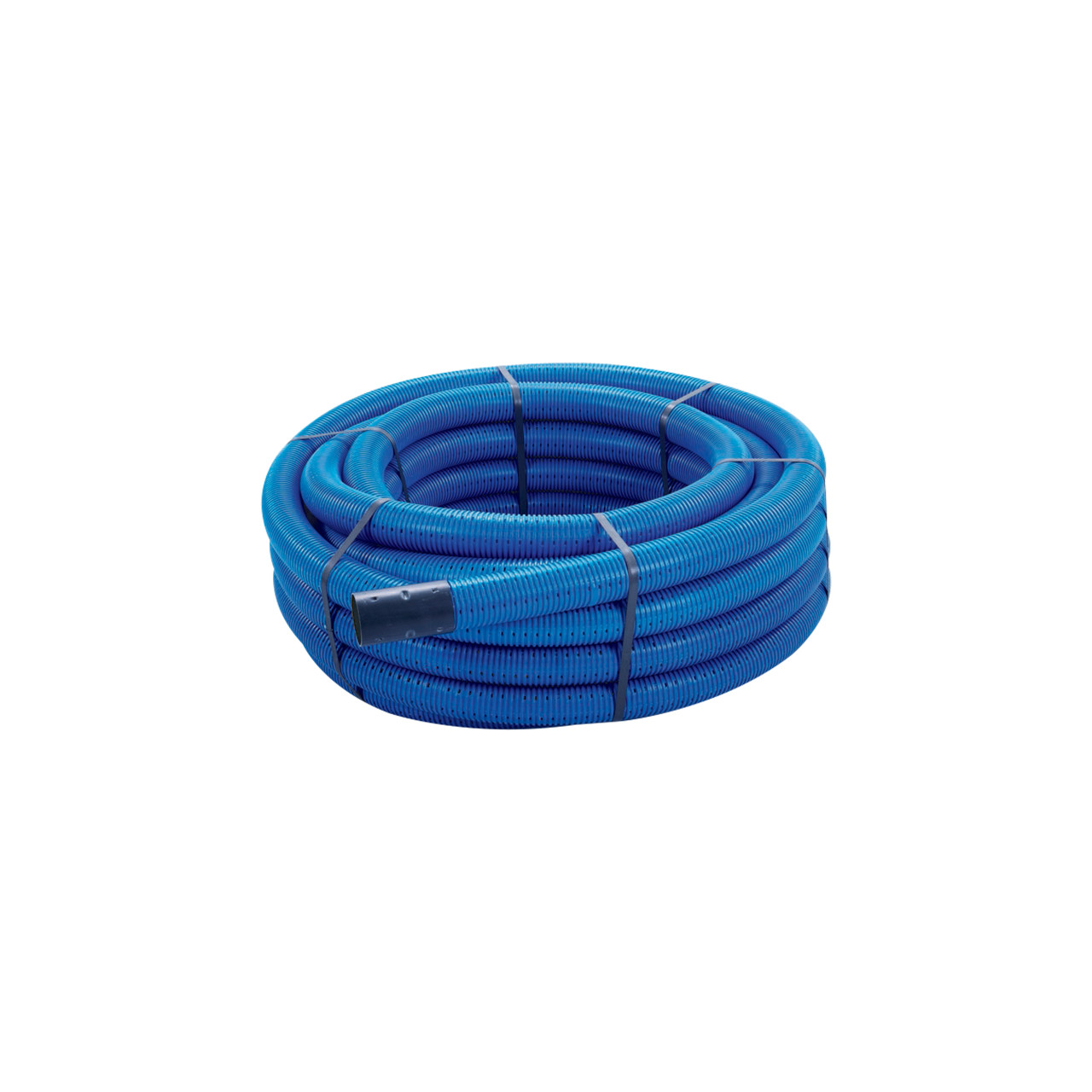 Photograph of 80mmx100m Black Perforated Land Drain Coil