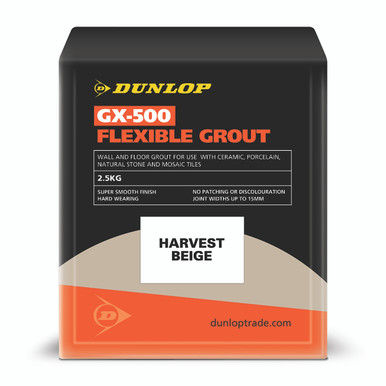 Dunlop GX-500 Flexible Grout Harvest Beige 2.5kg