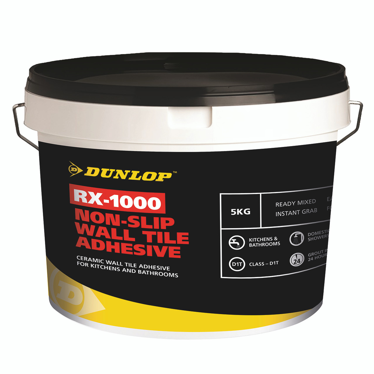 Photograph of Dunlop RX-1000 Non-Slip Wall Tile Adhesive 5kg