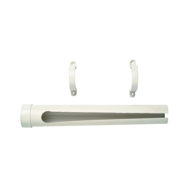 Polyplumb Boiler Overflow Pipe Guard C/W 2 Pipe Clips product image