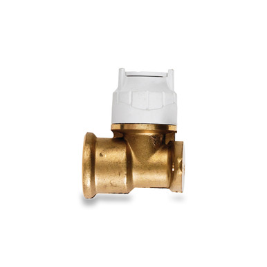 Polyfit 15mm Wall Plate Elbow Brass product image