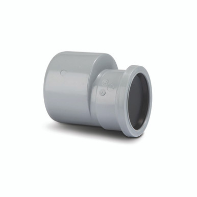 Polypipe Soil & Vent 110mm Grey Socket Reducer X 82mm product image