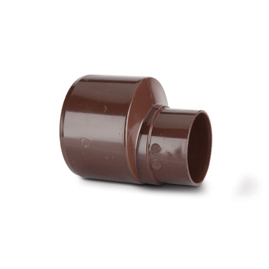 Polypipe Soil & Vent 110mm Brown Socket Reducer RW68 product image