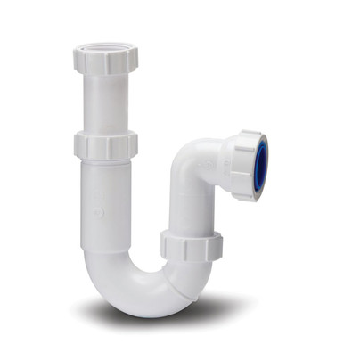 Polypipe Tubular Swivel P Trap 75Mm Seal Anti-Syphon 32mm product image