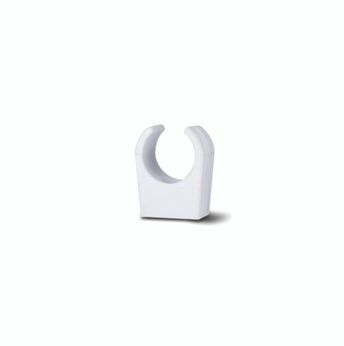 Polypipe Overflow 21.5mm Solvent Weld Pipe Clip White