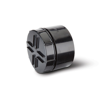 Polypipe Soil & Vent 110mm Black Access Plug product image