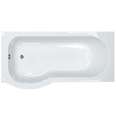 Further photograph of Synergy Zeya P 1600mm Left Hand Standard Finish Bath