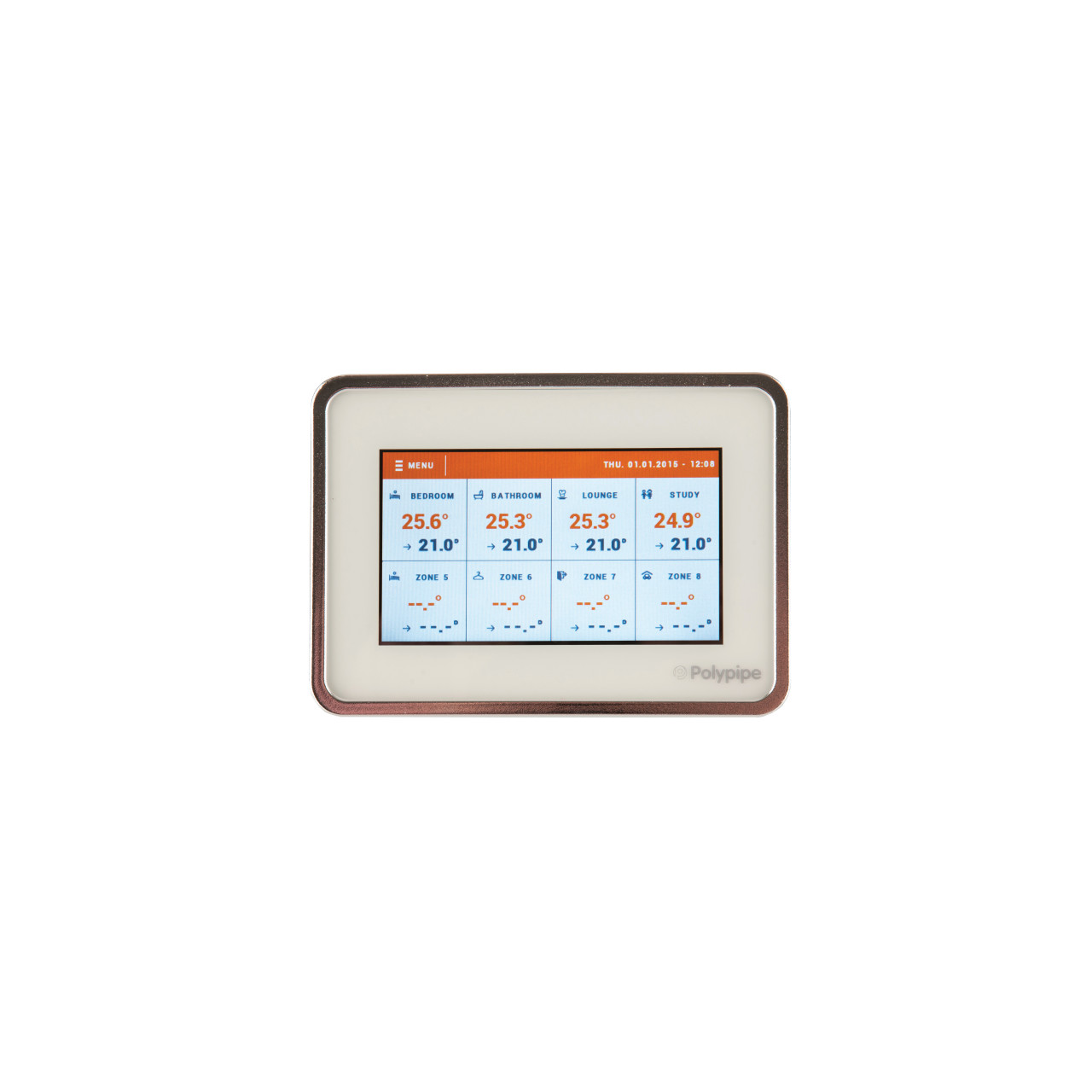 Photograph of Polyplumb UFCH 8 Zone Master Tft Thermo Control. Unit White