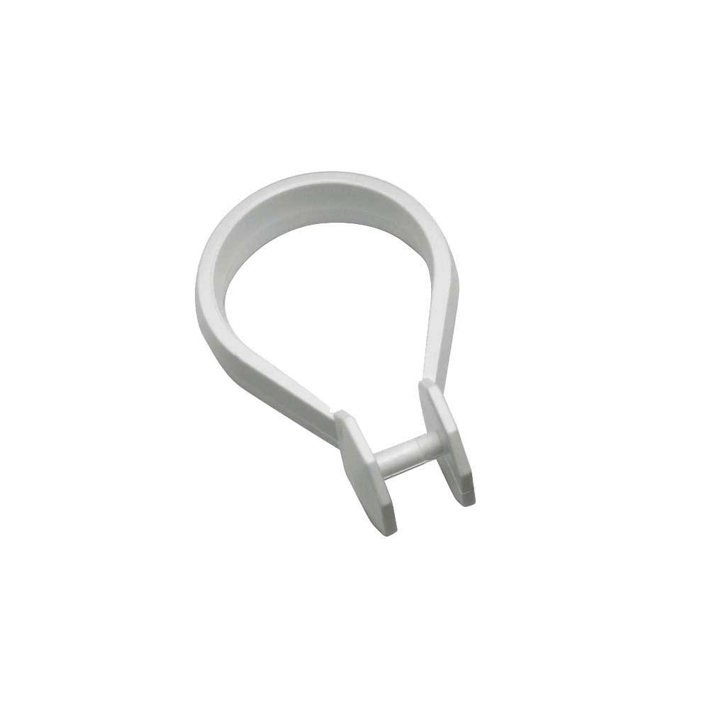 Photograph of Arley Pack Of 12 White Button Curtain Rings