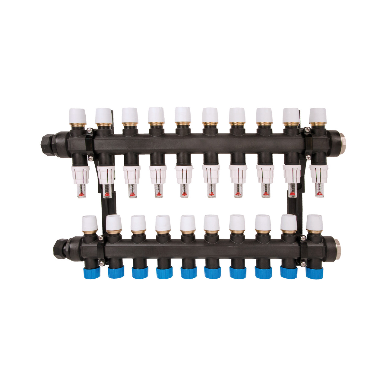 Photograph of Polyplumb UFCH 10 Port Plastic Manifold