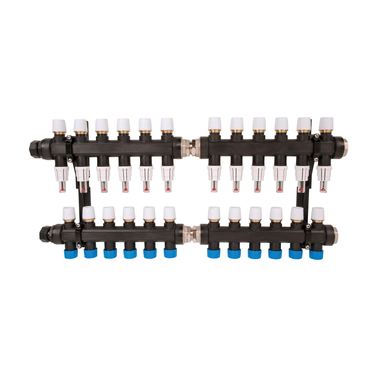 Photograph of Polyplumb UFCH 12 Port Plastic Manifold