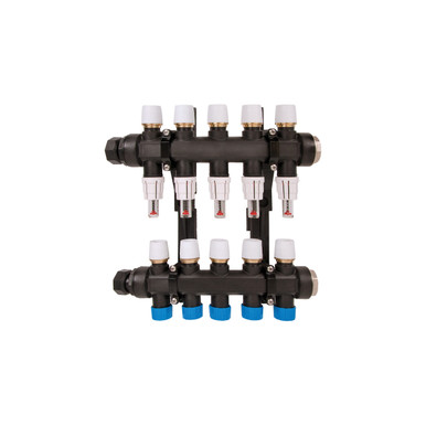 Further photograph of Polyplumb UFCH 5 Port Plastic Manifold