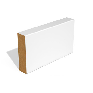 Further photograph of Square Edge Architrave MDF Primed (1.5mm radius) 18 x 69 x 4200mm