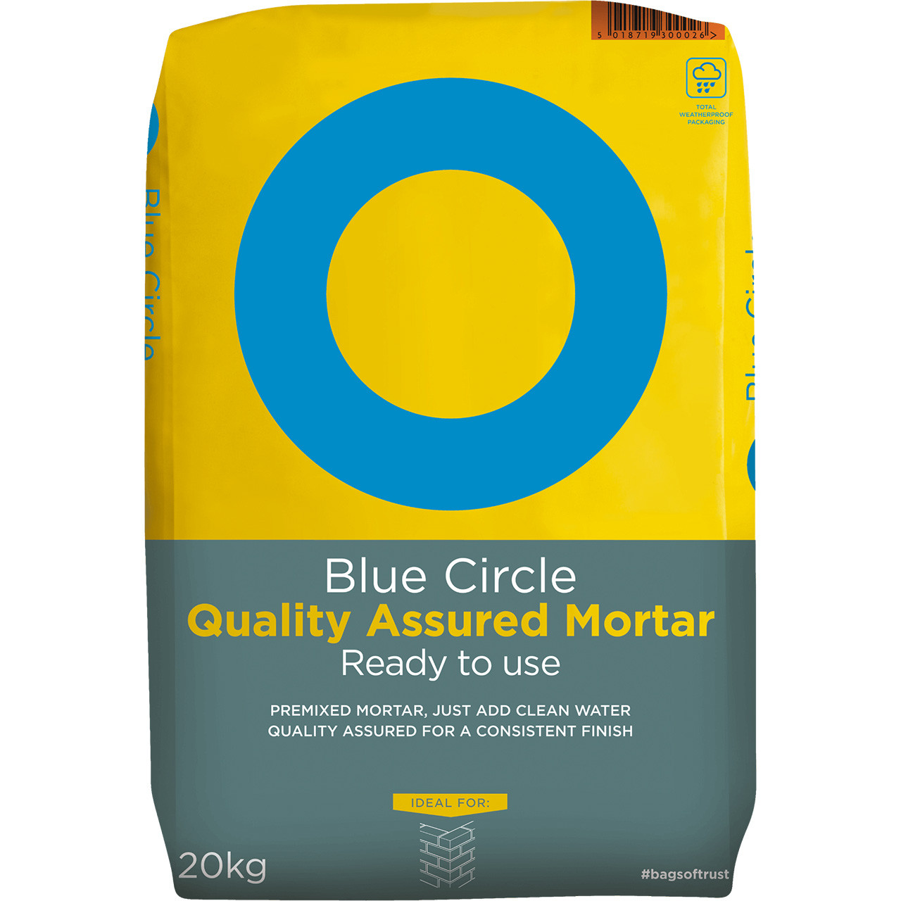 Photograph of Blue Circle Ready To Use Mortar 20kg