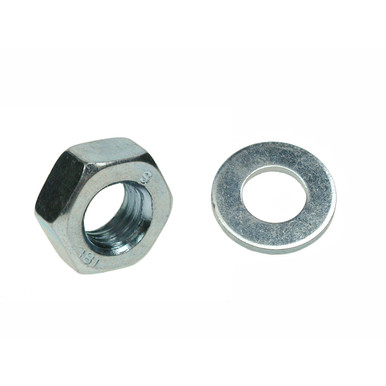 Hex Nut & Washer BZP M10 (Bag of 10)