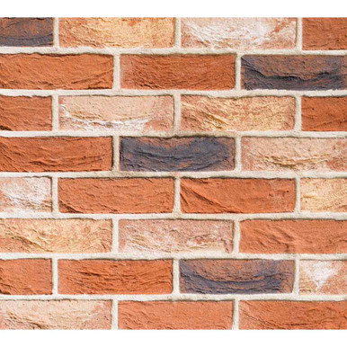 TBS Verona Red Multi Facing Brick, Red, 215 x 102 x 65mm product image