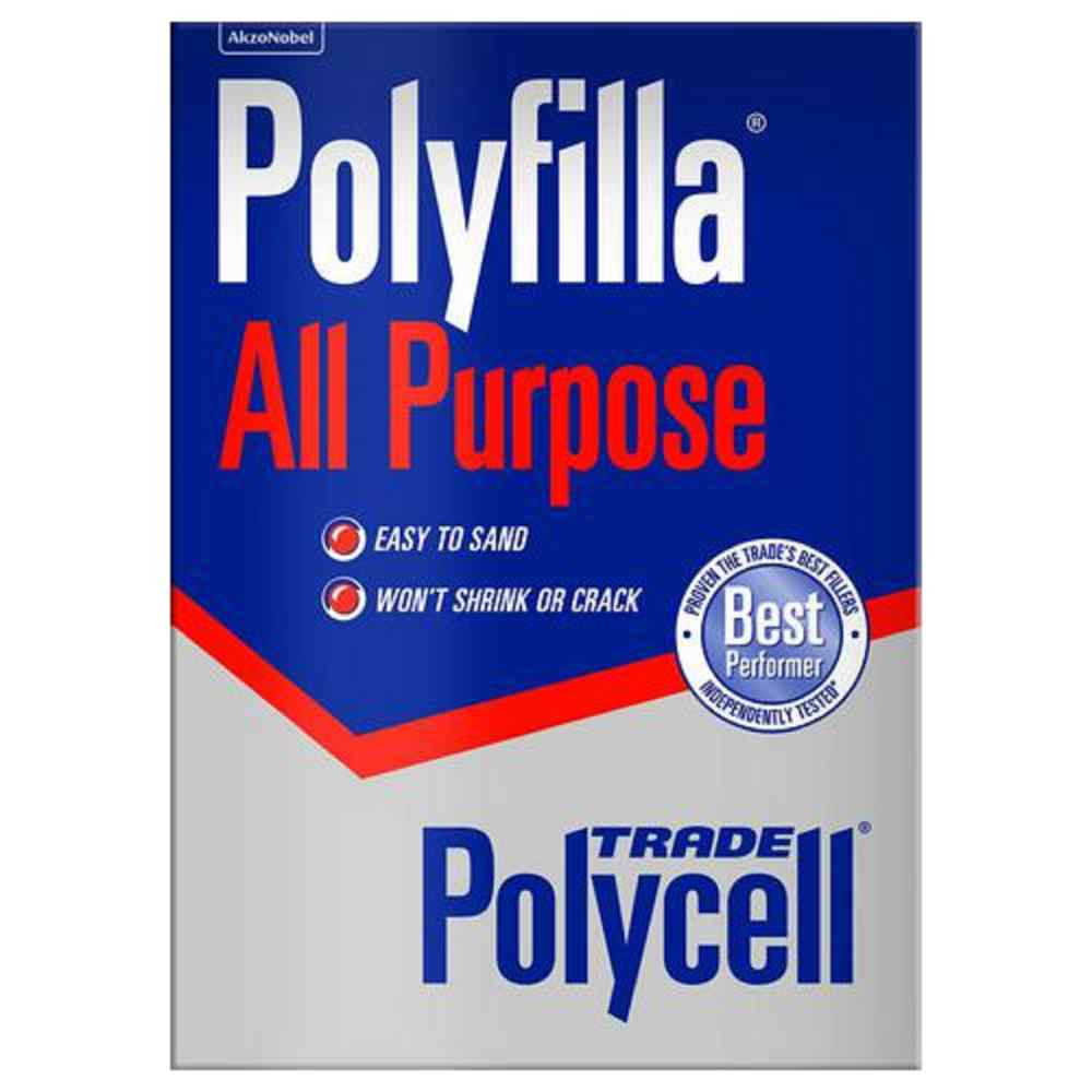 Photograph of Polycell Trade Polyfilla All Purpose 2Kg